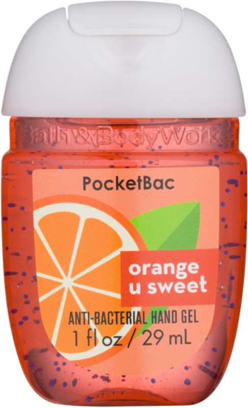 Bath & Body Works PocketBac Orange U Sweet Gel antibacterial pentru maini.