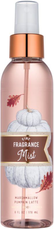 Bath & Body Works Marshmallow Pumpkin Latte spray corporel pour femme 176 ml