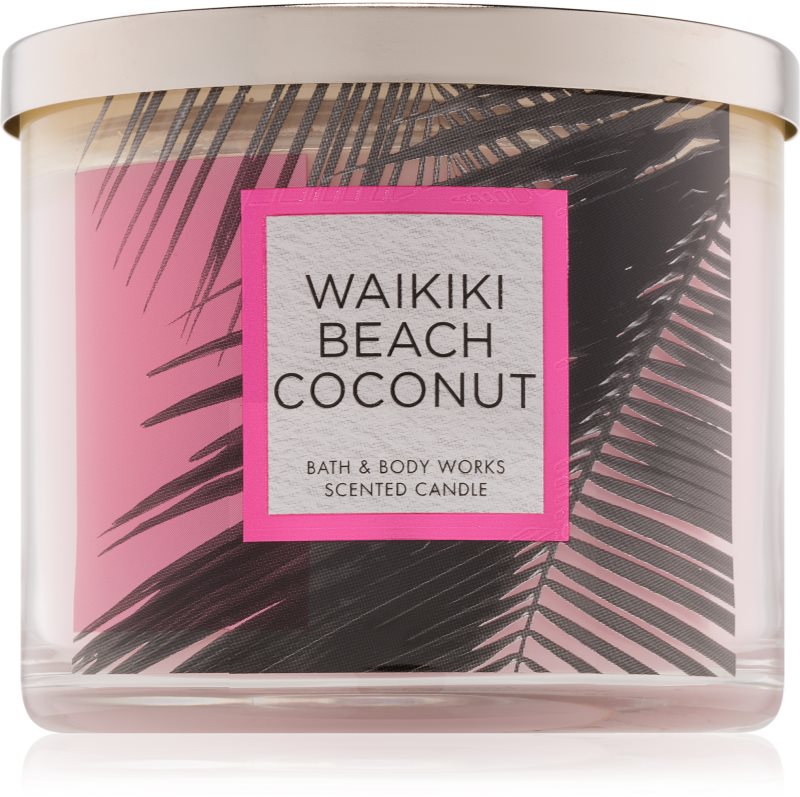Bath & Body Works Waikiki Beach Coconut vonná svíčka 411 g