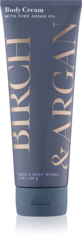 Bath & Body Works Birch & Argan crème corps pour femme 226 g