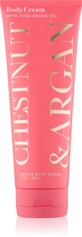 Bath & Body Works Chestnut & Argan crème corps pour femme 226 g