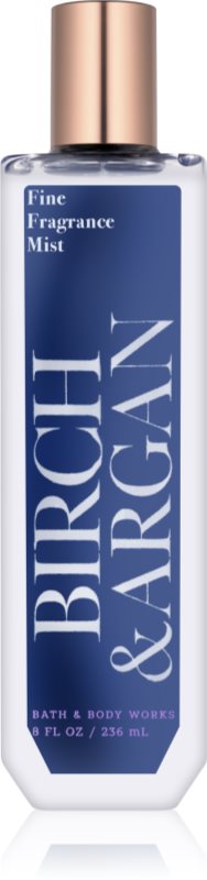 Bath & Body Works Birch & Argan tělový sprej pro ženy 236 ml