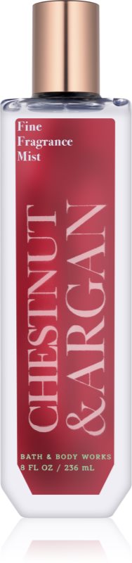 Bath & Body Works Chestnut & Argan telový sprej pre ženy 236 ml