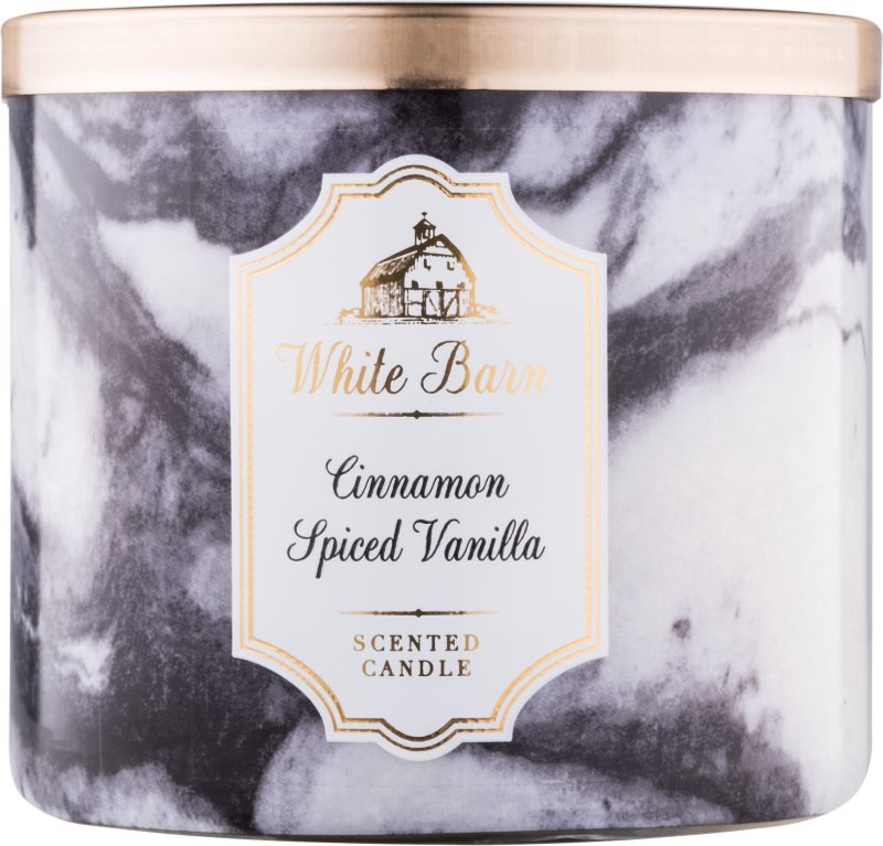 Bath & Body Works White Barn Cinnamon Spiced Vanilla lumanari parfumate 411 g