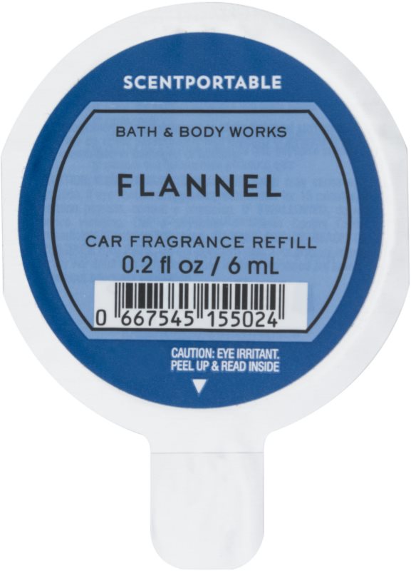 Bath & Body Works Flannel dišava za avto 6 ml nadomestno polnilo