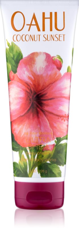 Bath & Body Works Oahu Coconut Sunset crème corps pour femme 226 g