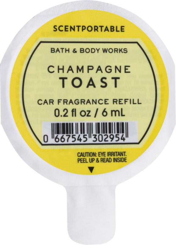 Bath & Body Works Champagne Toast Car Air Freshener 6 ml Refill