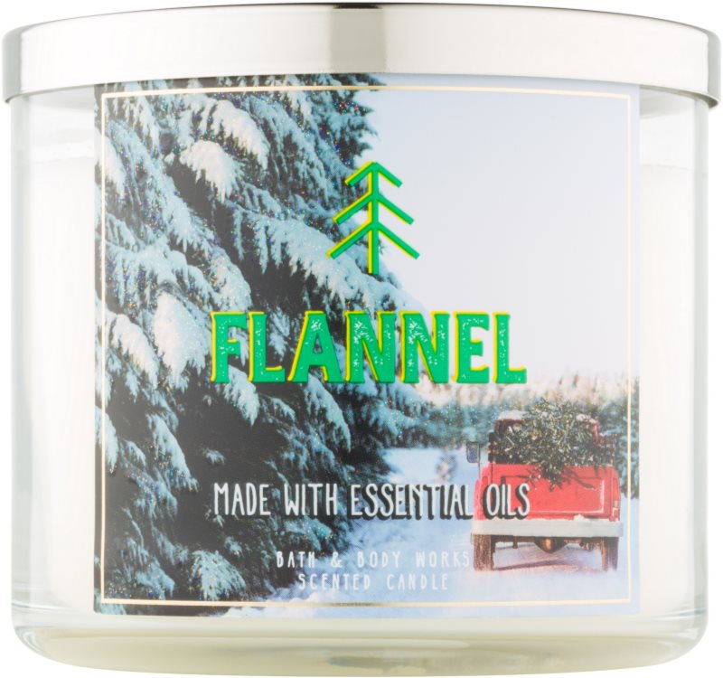 Bath & Body Works Camp Winter Flannel vonná svíčka 411 g