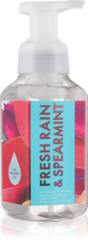 Bath & Body Works Fresh Rain & Spearmint schiuma detergente mani