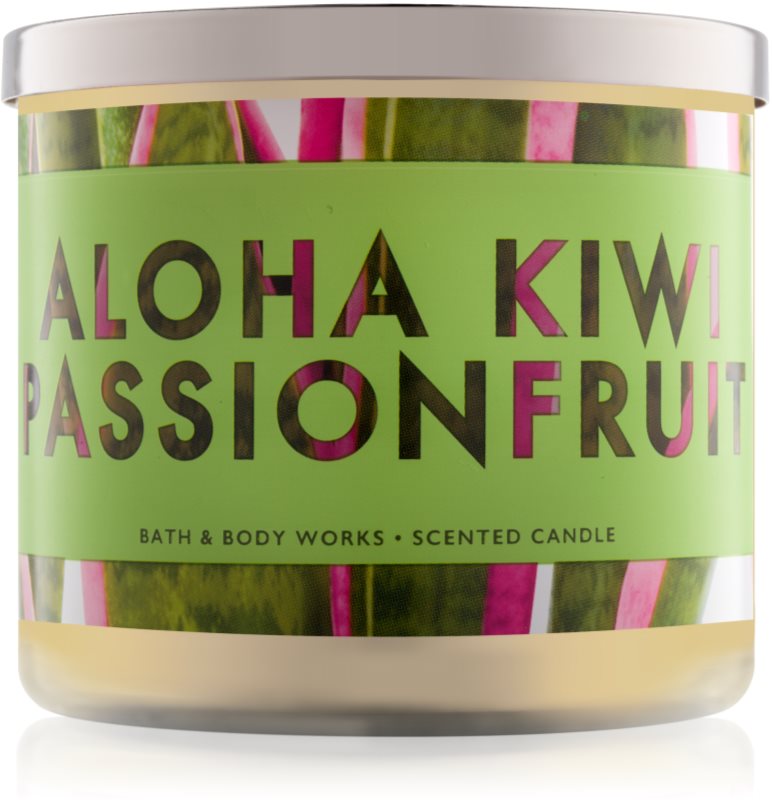 Bath & Body Works Aloha Kiwi Passionfruit vonná svíčka 411 g
