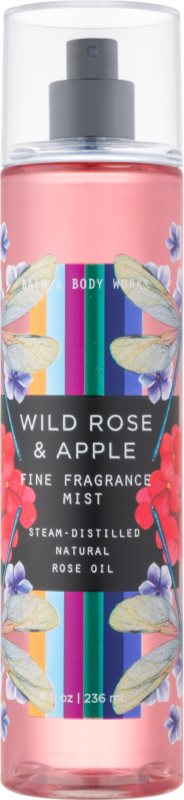 Bath & Body Works Wild Rose & Apple spray corporel pour femme 236 ml