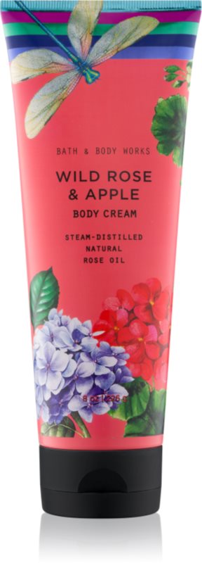 Bath & Body Works Wild Rose & Apple crème corps pour femme 226 g