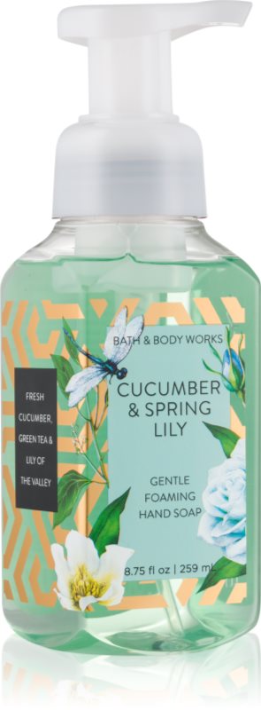 Bath & Body Works Cucumber & Spring Lilly schiuma detergente mani