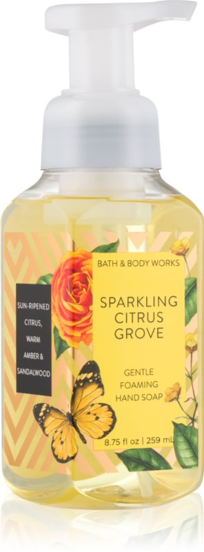 Bath & Body Works Sparkling Citrus Groove hab szappan kézre