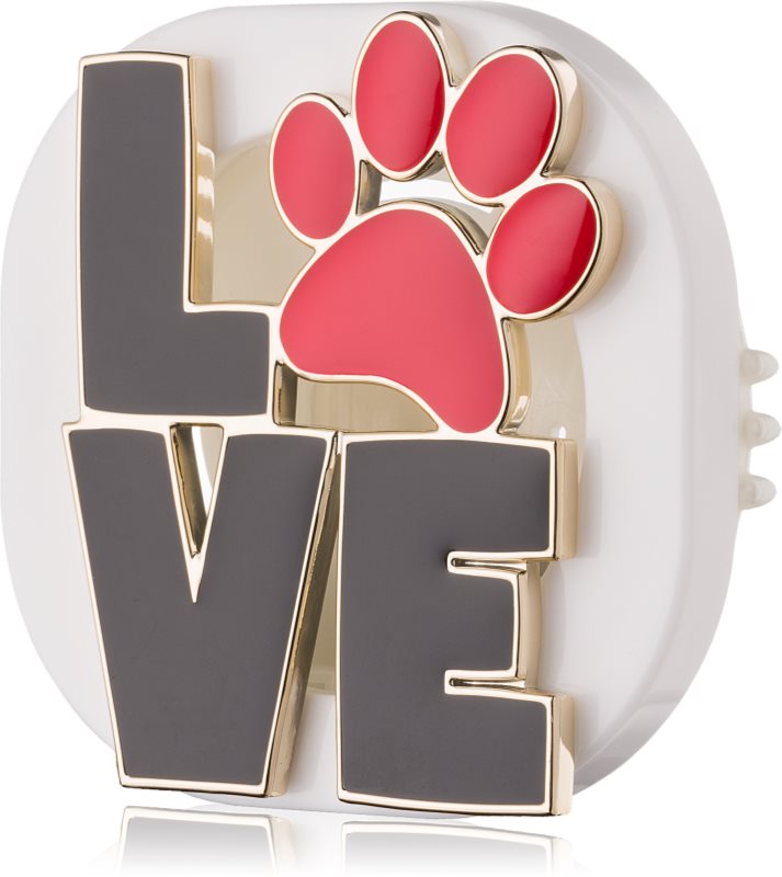 Bath & Body Works Love Paw držiak na vôňu do auta clip