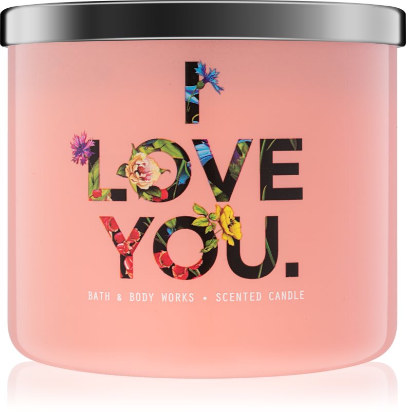 Bath & Body Works Georgia Peach Scented Candle 411 g Limited Edition I Love You