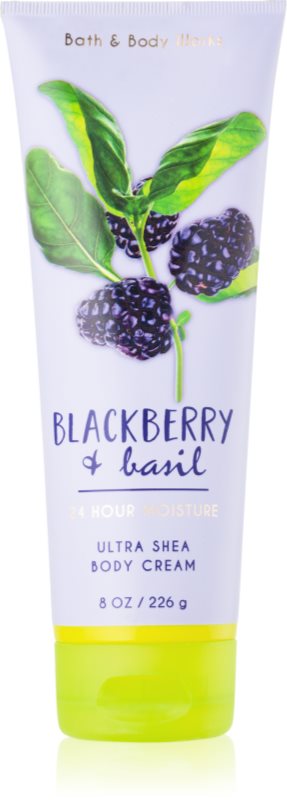 Bath & Body Works Blackberry & Basil крем для тіла для жінок 226 гр