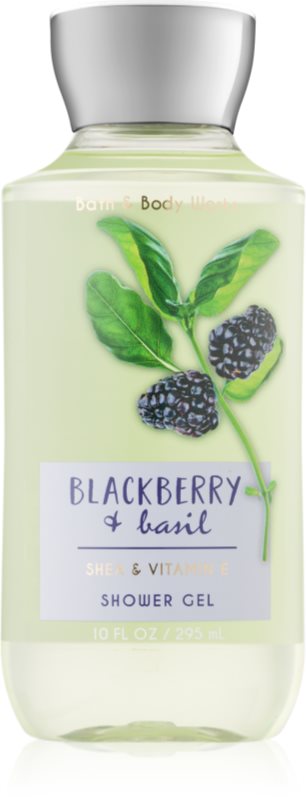 Bath & Body Works Blackberry & Basil sprchový gel pro ženy 295 ml