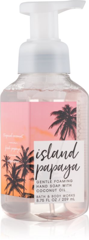 Bath & Body Works Island Papaya Schaumseife zur Handpflege