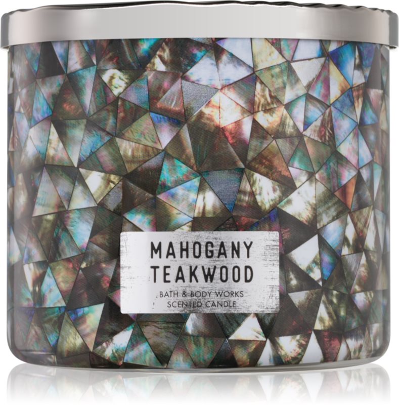 Bath & Body Works White Barn Mahogany Teakwood Geurkaars