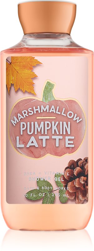 Bath & Body Works Marshmallow Pumpkin Latte gel douche pour femme 295 ml