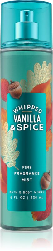 Bath & Body Works Whipped Vanilla & Spice telový sprej pre ženy 236 ml