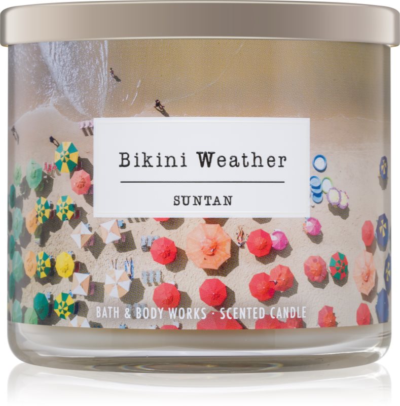 Bath & Body Works Suntan vonná sviečka 411 g Bikini Weather