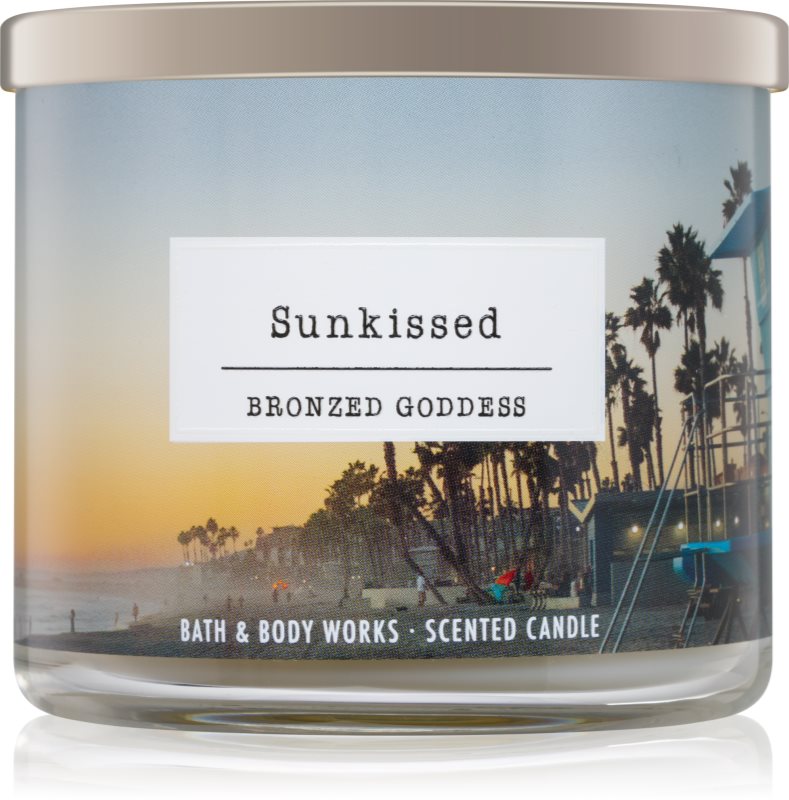 Bath & Body Works Sunkissed Bronzed Goddess lumânare parfumată 411 g