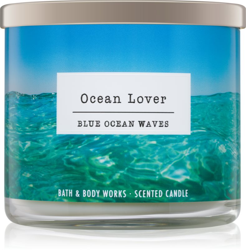 Bath & Body Works Blue Ocean Waves vonná svíčka 411 g I. Ocean Lover