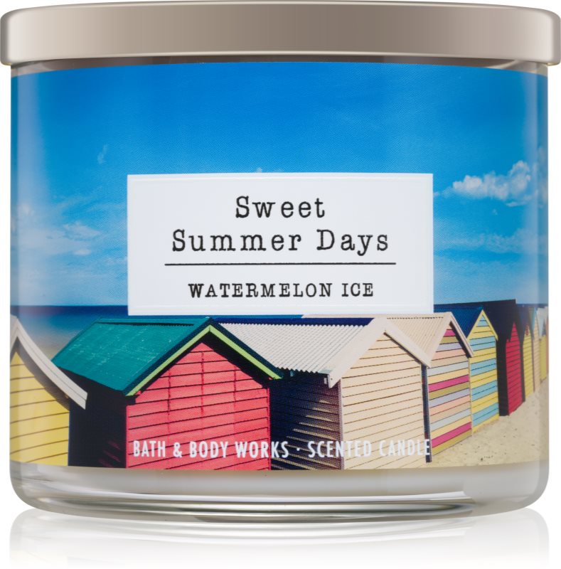 Bath & Body Works Watermelon Ice dišeča sveča 411 g Sweet Summer Days