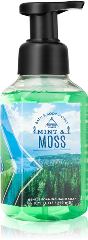 Bath & Body Works Mint & Moss schiuma detergente mani