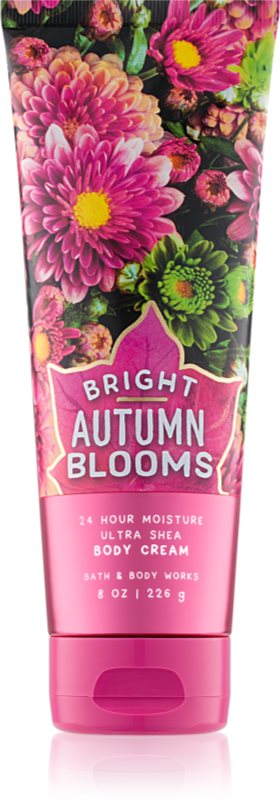 Bath & Body Works Bright Autumn Blooms telový krém pre ženy 226 g