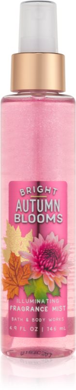 Bath & Body Works Bright Autumn Blooms tělový sprej pro ženy 146 ml třpytivý