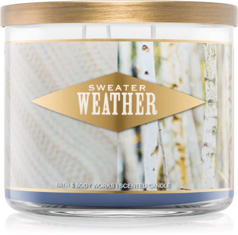 Bath & Body Works Sweater Weather Geurkaars 411 gr I.