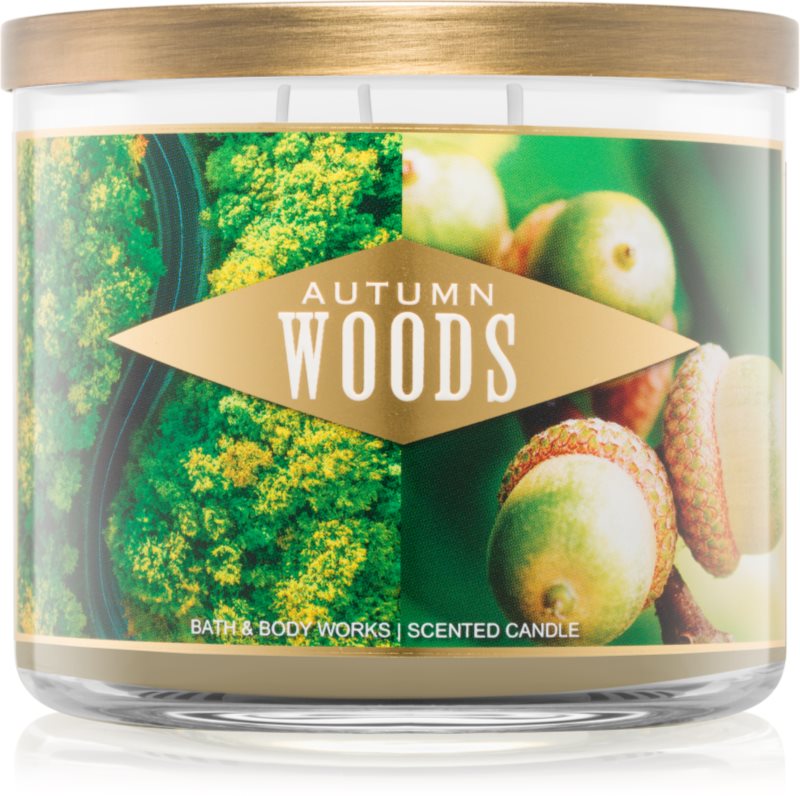 Bath & Body Works Autumn Woods vonná svíčka 411 g III.