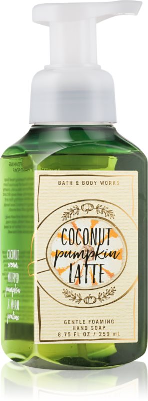 Bath & Body Works Coconut Pumpkin Latte hab szappan kézre
