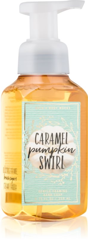 Bath & Body Works Caramel Pumpkin Swirl hab szappan kézre