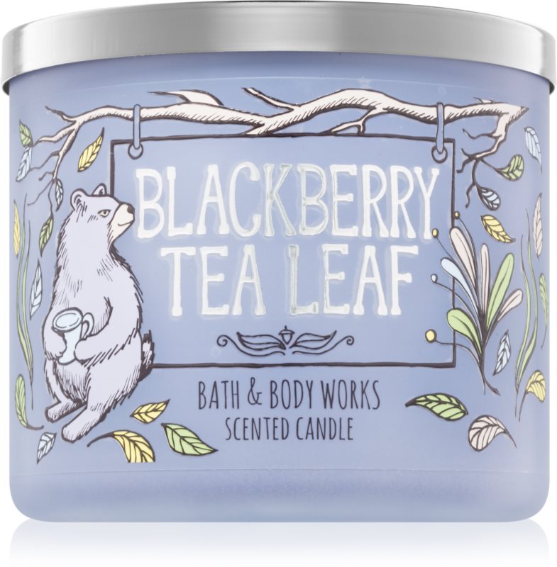 Bath & Body Works Blackberry Tea Leaf Geurkaars 411 gr