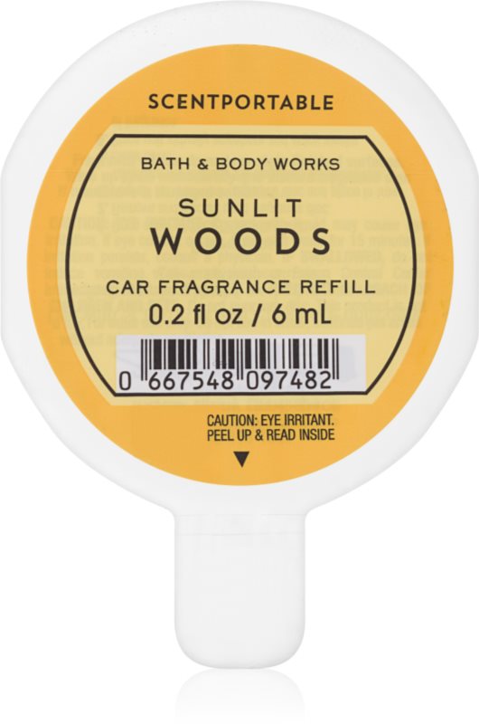 Bath & Body Works Sunlit Woods désodorisant voiture 6 ml