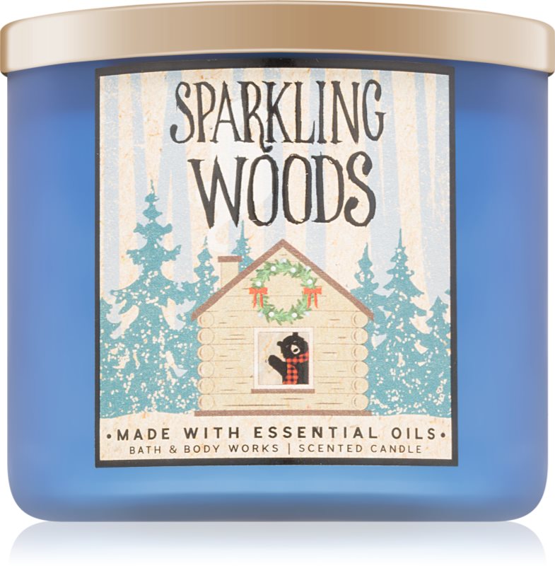 Bath & Body Works Sparkling Woods vela perfumada 411 g