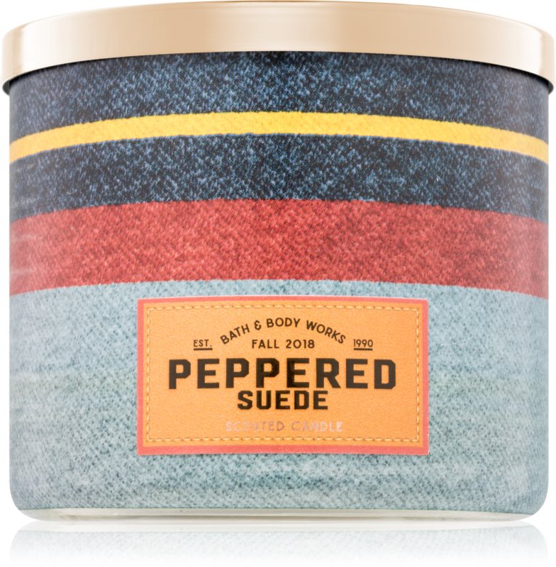 Bath & Body Works Peppered Suede Geurkaars 411 gr I.