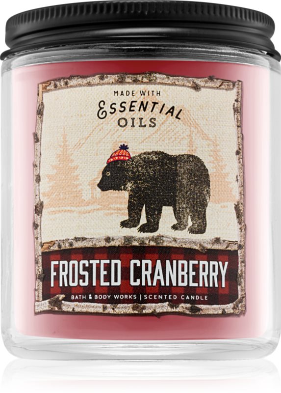 Bath & Body Works Frosted Cranberry Scented Candle 198 g