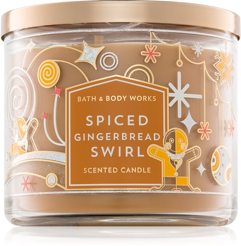 Bath & Body Works Spiced Gingerbread Swirl Scented Candle 411 g