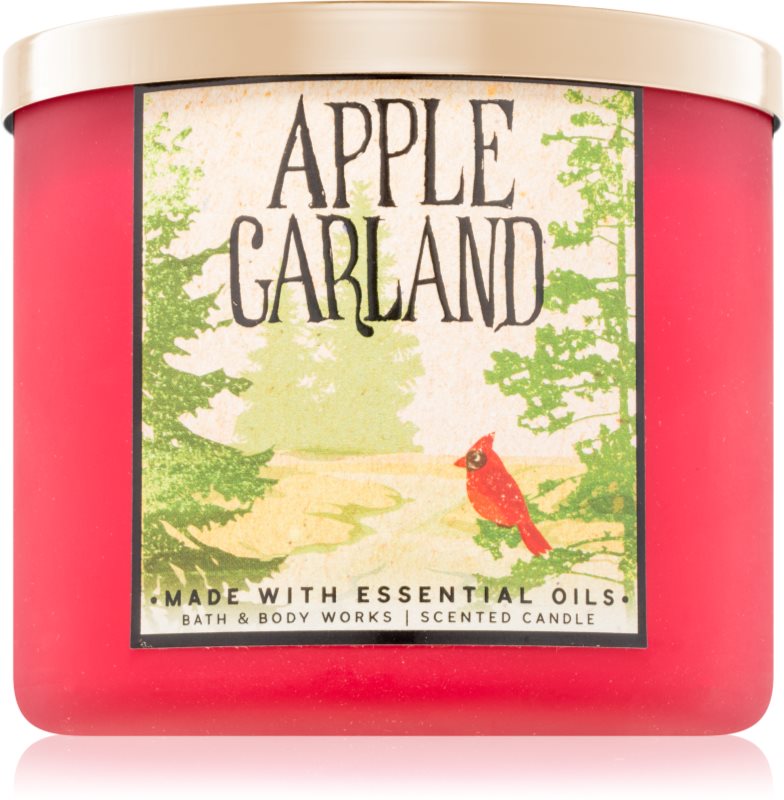 Bath & Body Works Apple Garland lumânare parfumată 411 g
