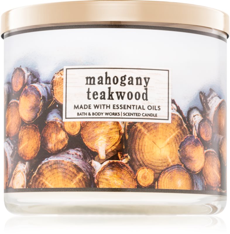 Bath & Body Works Mahogany Teakwood Duftkerze 411 g I.