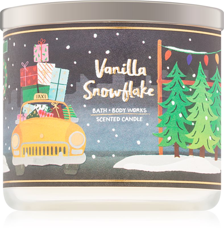 Bath & Body Works Vanilla Snowflake bougie parfumée 411 g