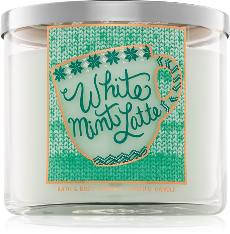 Bath & Body Works White Mint Latte bougie parfumée 411 g I.