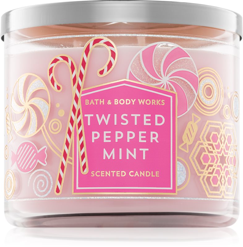 Bath & Body Works Twisted Peppermint bougie parfumée 411 g I.