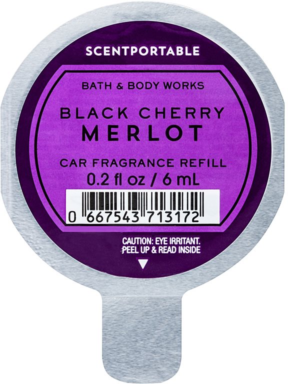 Bath & Body Works Black Cherry Merlot Car Air Freshener 6 ml Refill