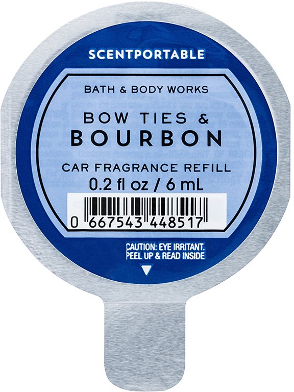 Bath & Body Works Bow Ties & Bourbon Désodorisant voiture 6 ml recharge